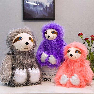 Dropshipping 50cm 75cm Soft Cute Lovely Colors Plush Sloth Stuffed Animals